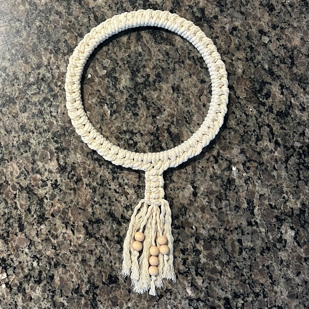 New Trivet, Handmade Macrame